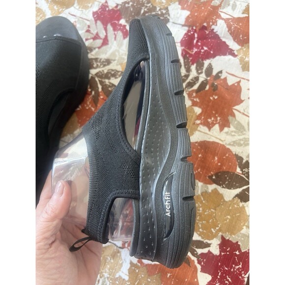 Skechers Arch Fit City Catch Sandals Womens Size 8 Black Slingback Open Toe - Picture 6 of 10